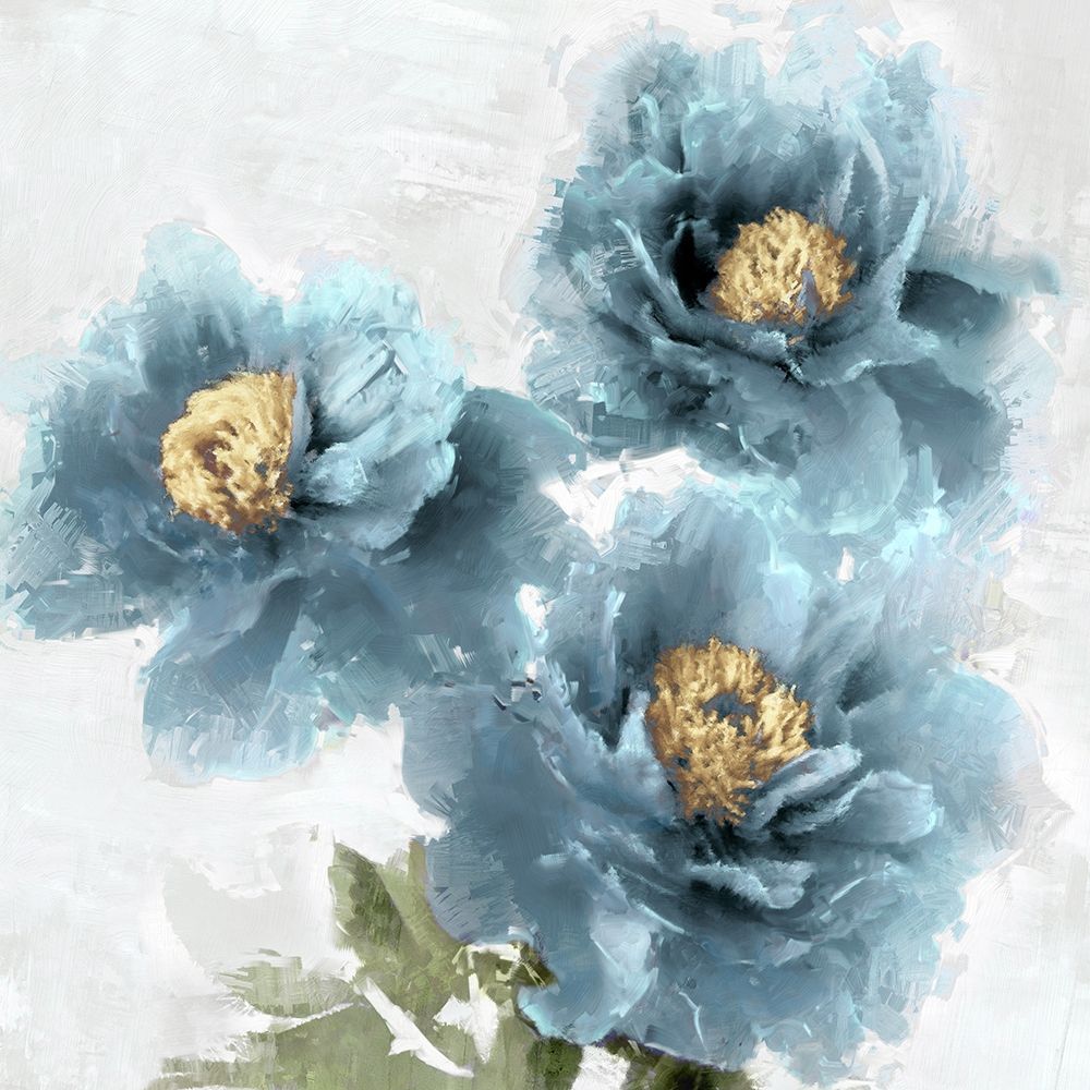 Blue Bloom II art print by Jesse Stevens for $57.95 CAD