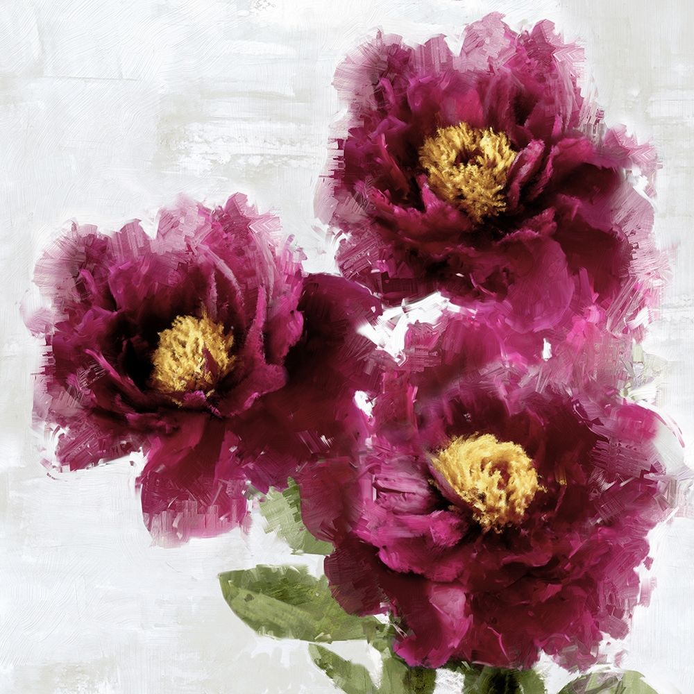 Burgundy Bloom II art print by Jesse Stevens for $57.95 CAD