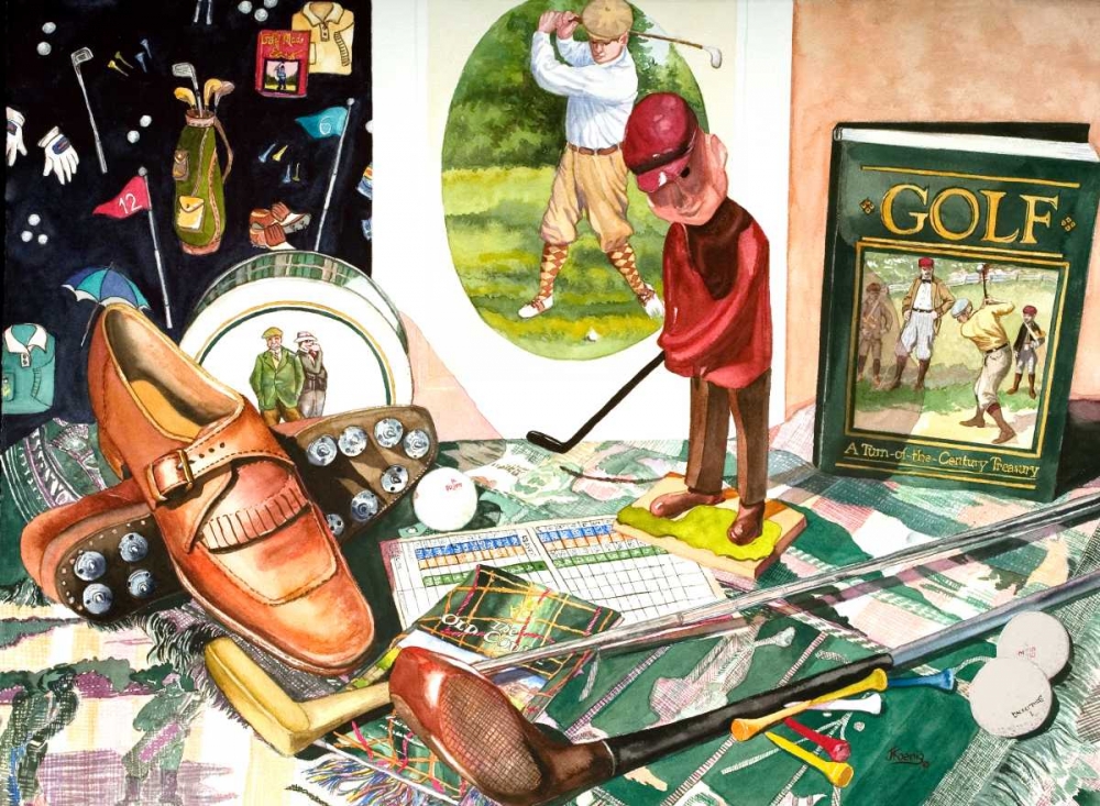 Tee Time art print by Judy Koenig for $57.95 CAD