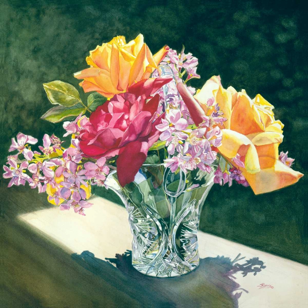 Roses in Crystal art print by Judy Koenig for $57.95 CAD
