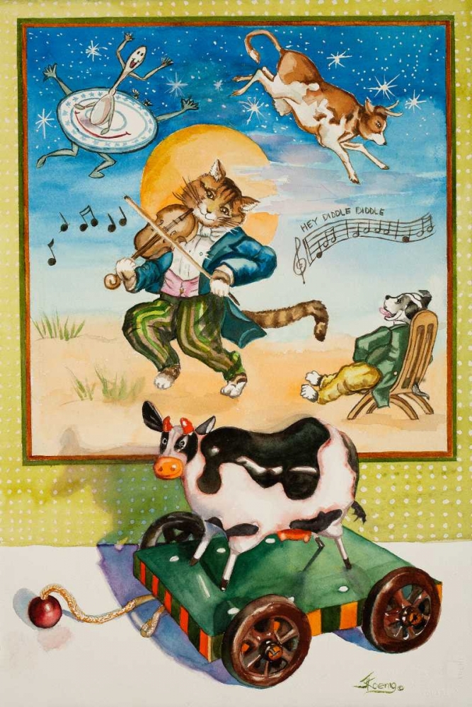 Hey Diddle Diddle art print by Judy Koenig for $57.95 CAD