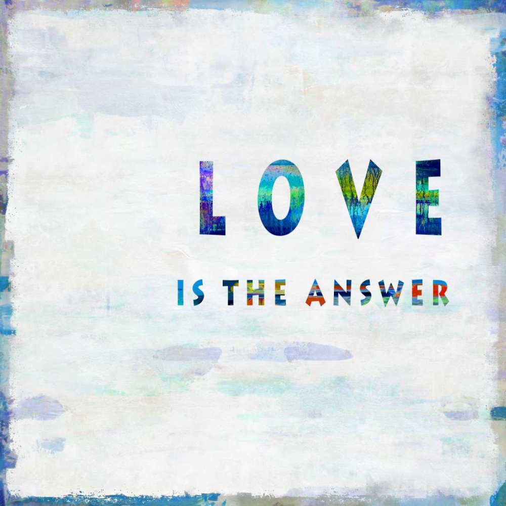 Love Is The Answer In Color art print by Jamie MacDowell for $57.95 CAD