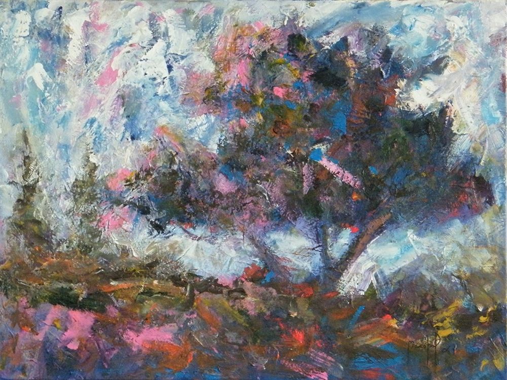 Pastel Tree II art print by Joseph Marshal Foster for $57.95 CAD