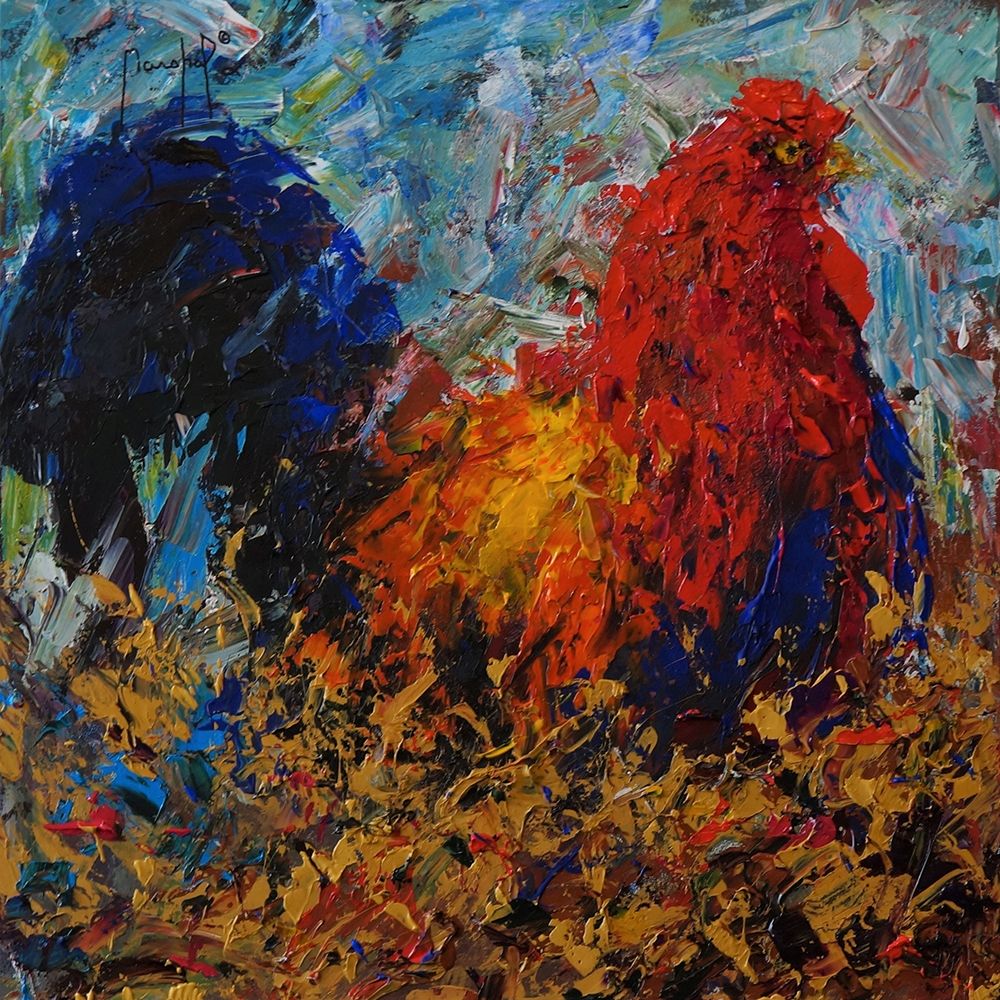 Rooster art print by Joseph Marshal Foster for $57.95 CAD