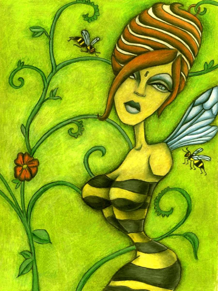 Queen Bee art print by Jami Goddess for $57.95 CAD