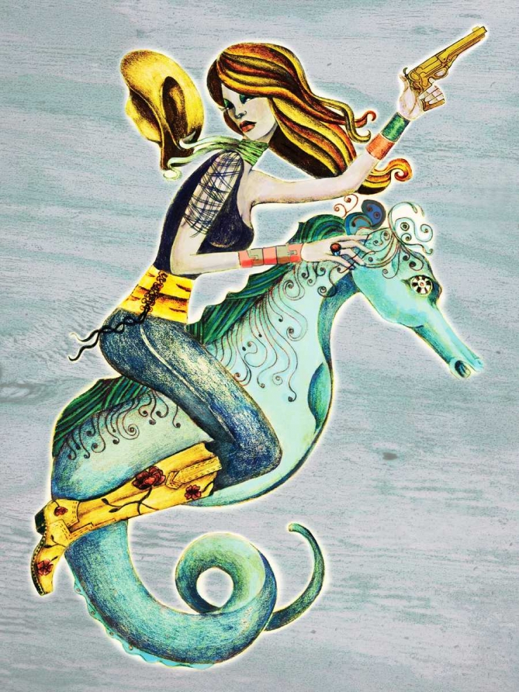 Seahorse art print by Jami Goddess for $57.95 CAD