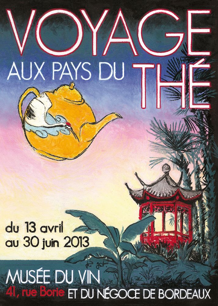 Voyage aux pays des thes art print by Jean Pierre Got for $57.95 CAD