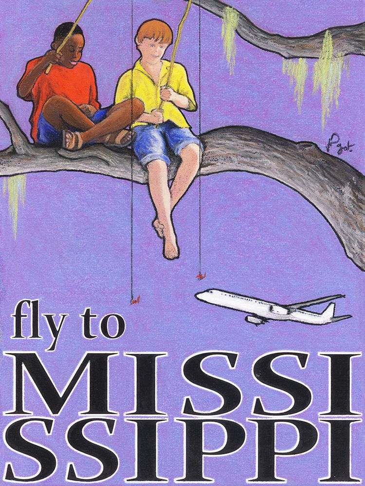 Fly to Mississippi  art print by Jean Pierre Got for $57.95 CAD