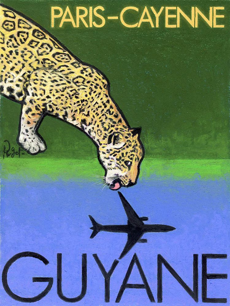 Paris-Cayenne Guyane art print by Jean Pierre Got for $57.95 CAD
