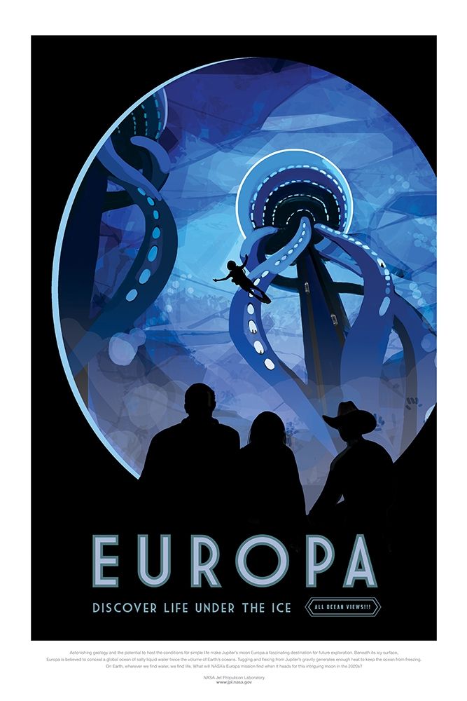 Europa-Discover Life Under The art print by JPL for $57.95 CAD
