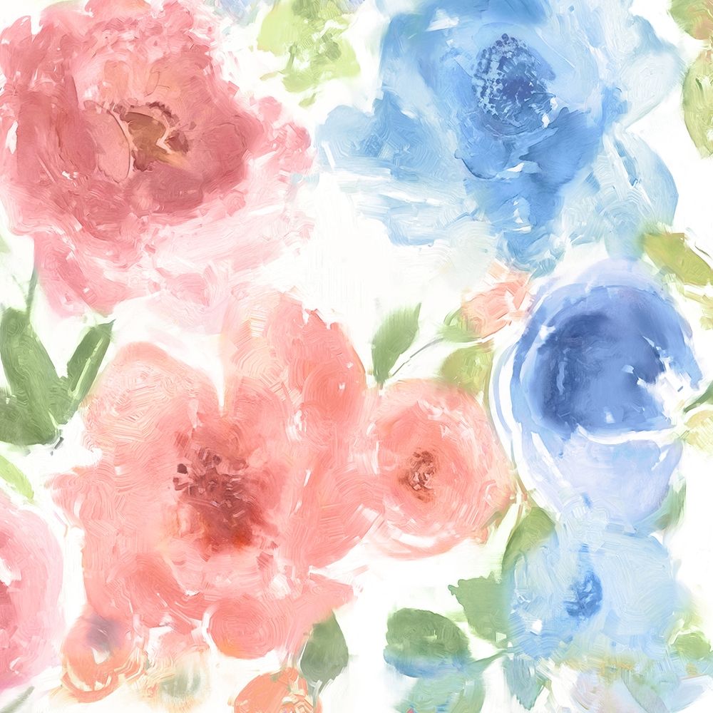 Springtime Pink and Blue II art print by Kelsey Morris for $57.95 CAD
