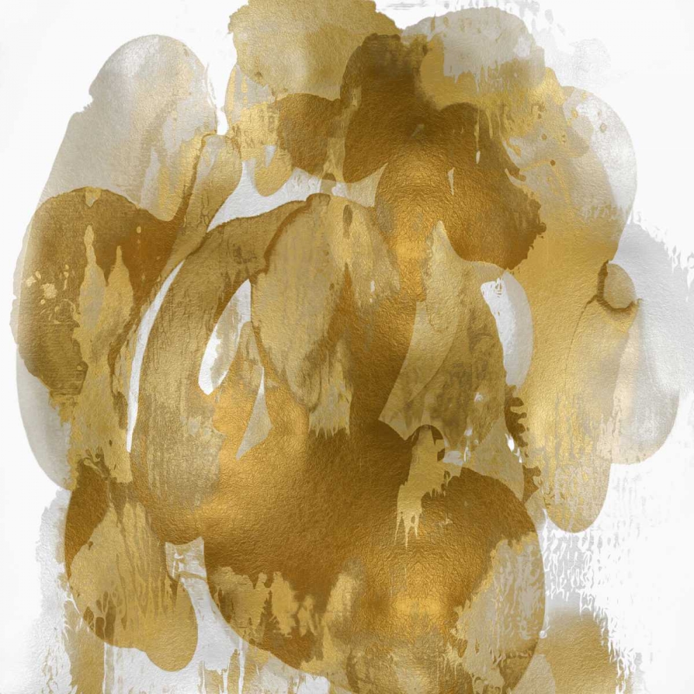 Gold Flow I art print by Kristina Jett for $57.95 CAD
