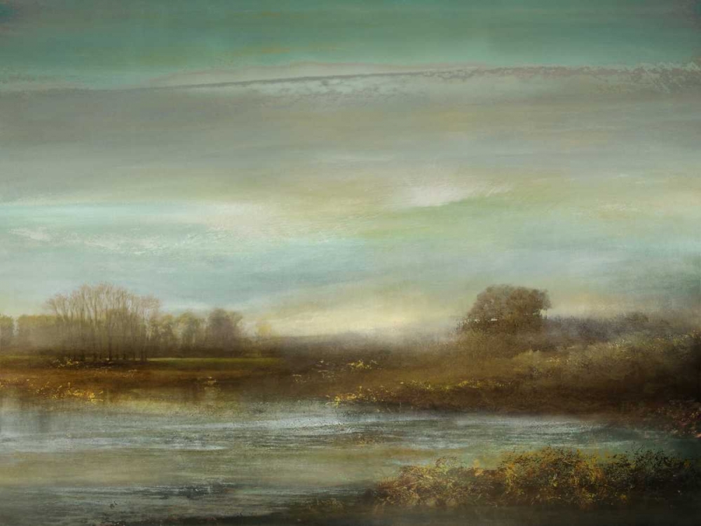 Mist on the Pond art print by Kelly Corbin for $57.95 CAD