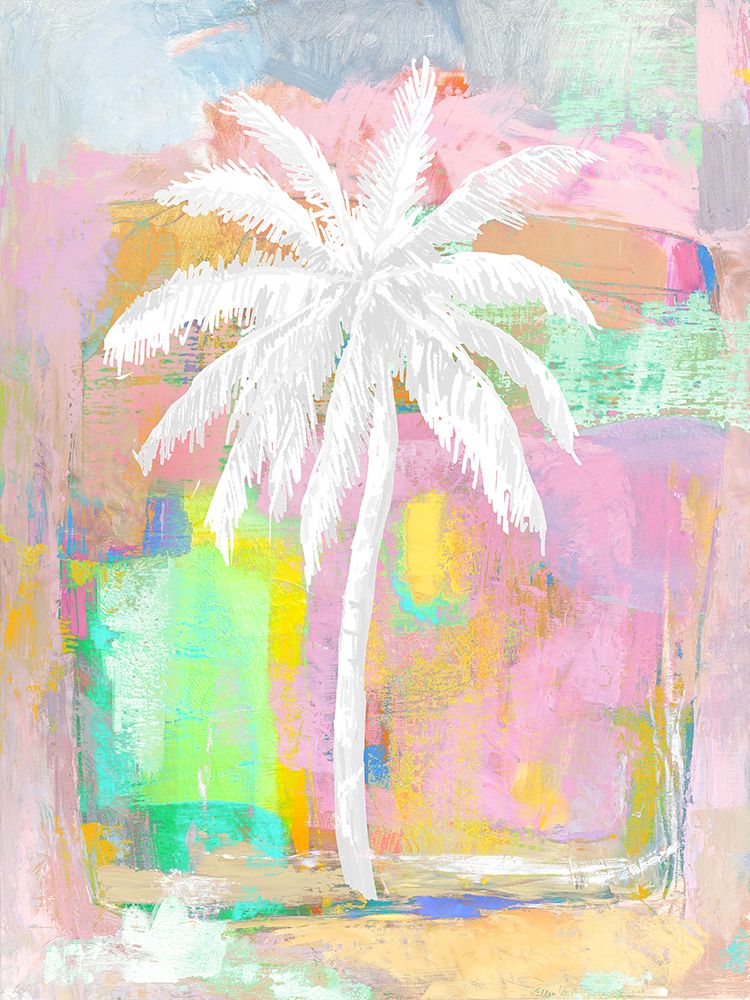 Abstract Pastel Palm art print by Madeline Blake for $57.95 CAD