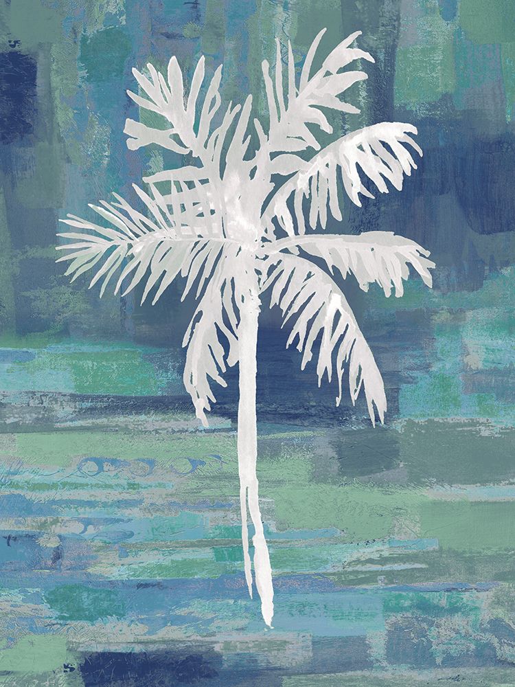 Abstract Palm Blue I art print by Madeline Blake for $57.95 CAD