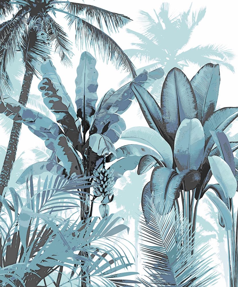 Palm Forest Blue I art print by Madeline Blake for $57.95 CAD