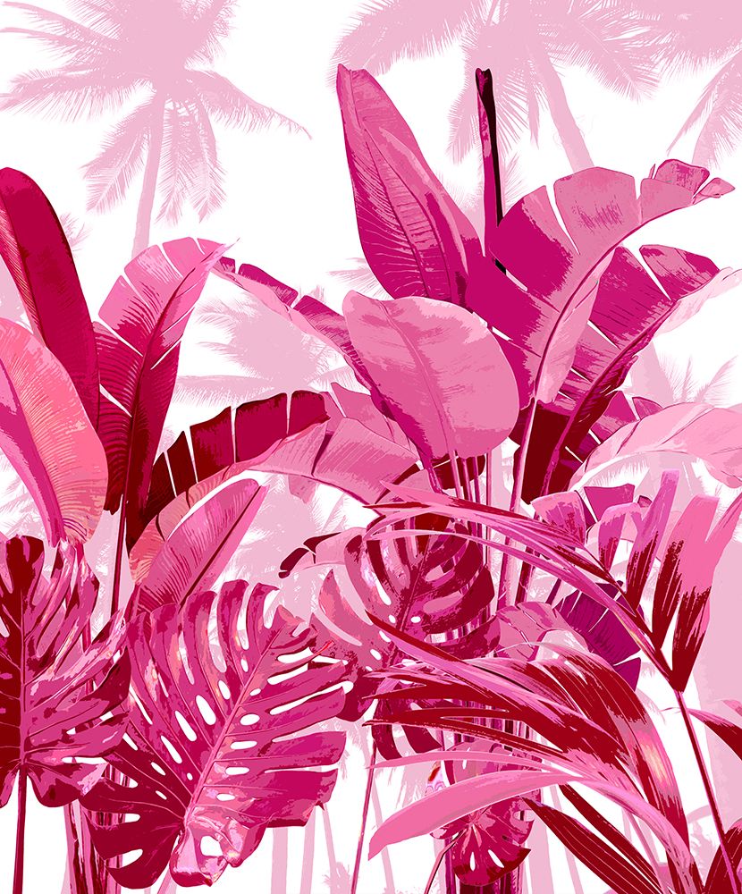 Palm Forest Pink II art print by Madeline Blake for $57.95 CAD