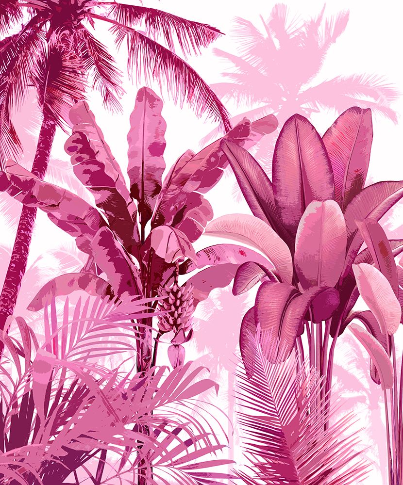 Palm Forest Pink I art print by Madeline Blake for $57.95 CAD