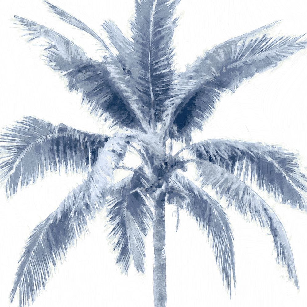 Indigo Blue Palm I art print by Kristen Drew for $57.95 CAD