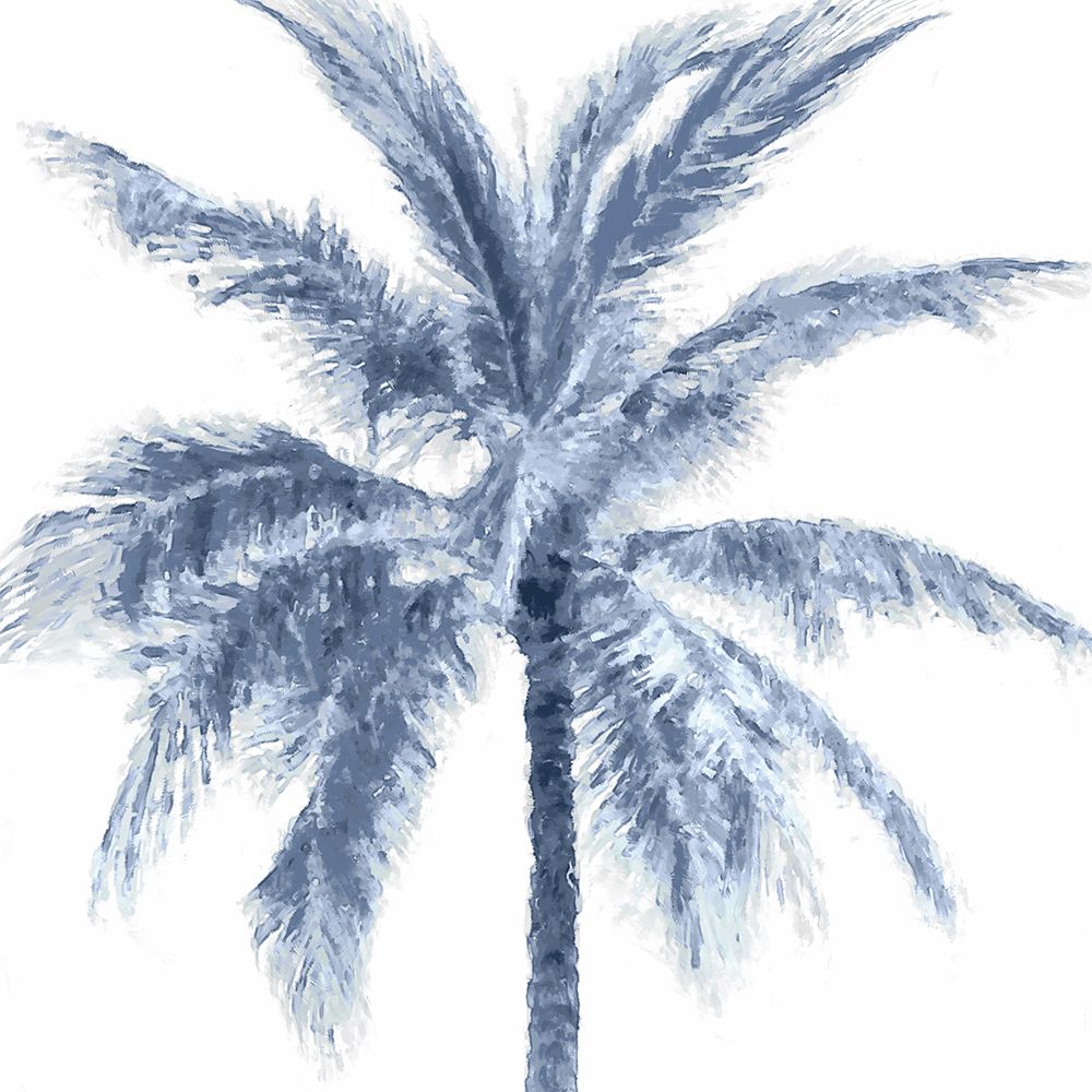 Indigo Blue Palm II art print by Kristen Drew for $57.95 CAD