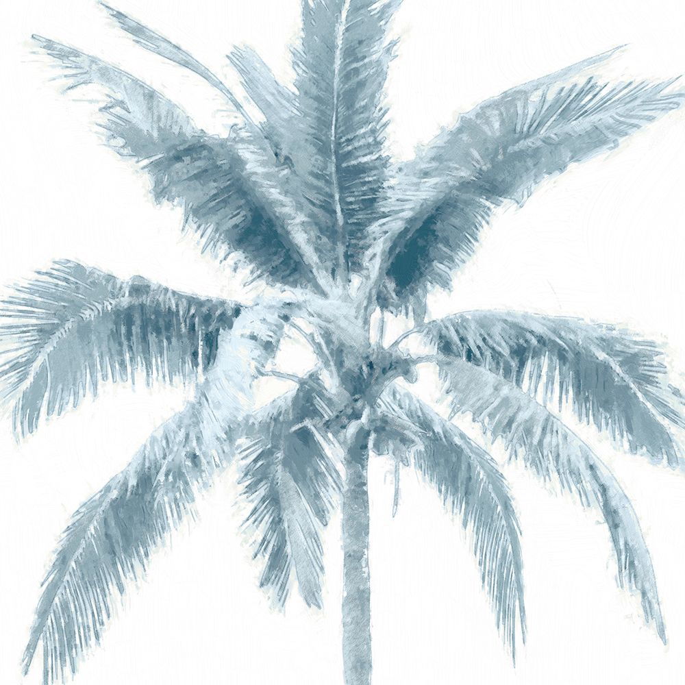 Blue Palm I art print by Kristen Drew for $57.95 CAD