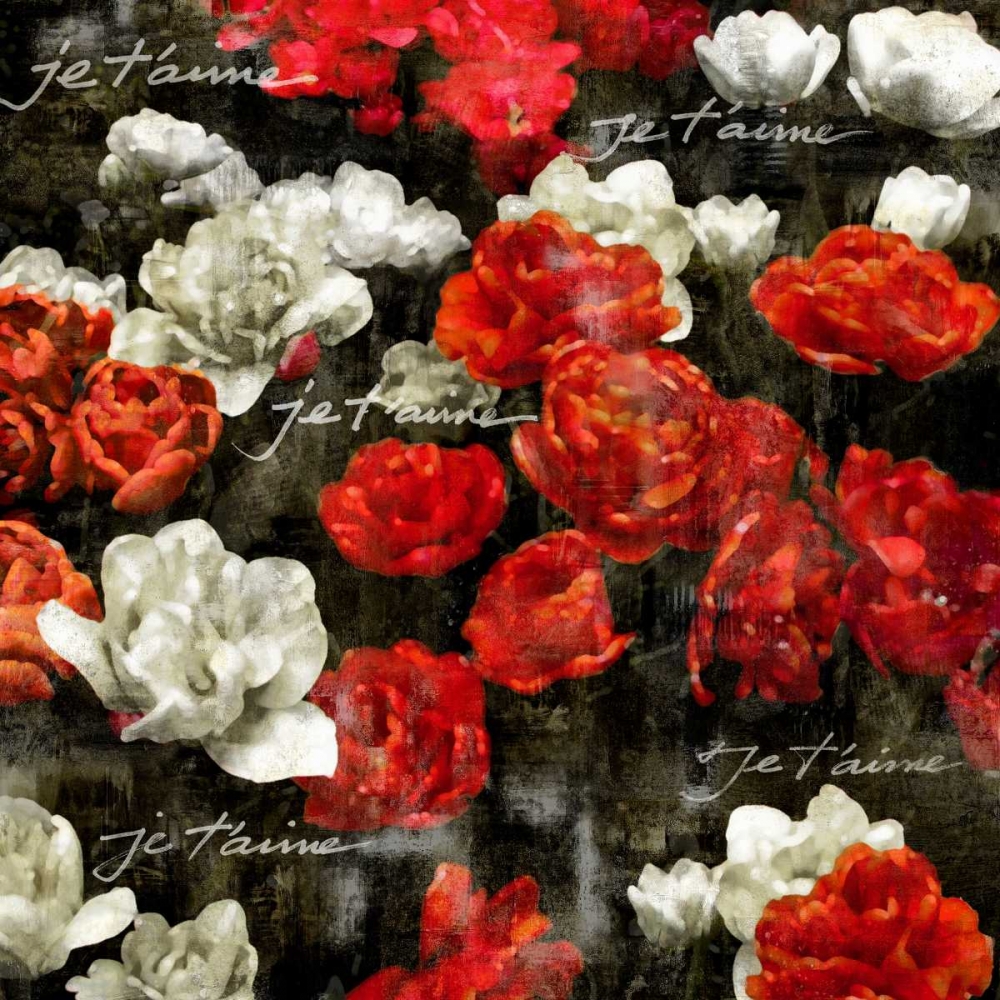 Je Taime Roses art print by Kate Bennett for $57.95 CAD