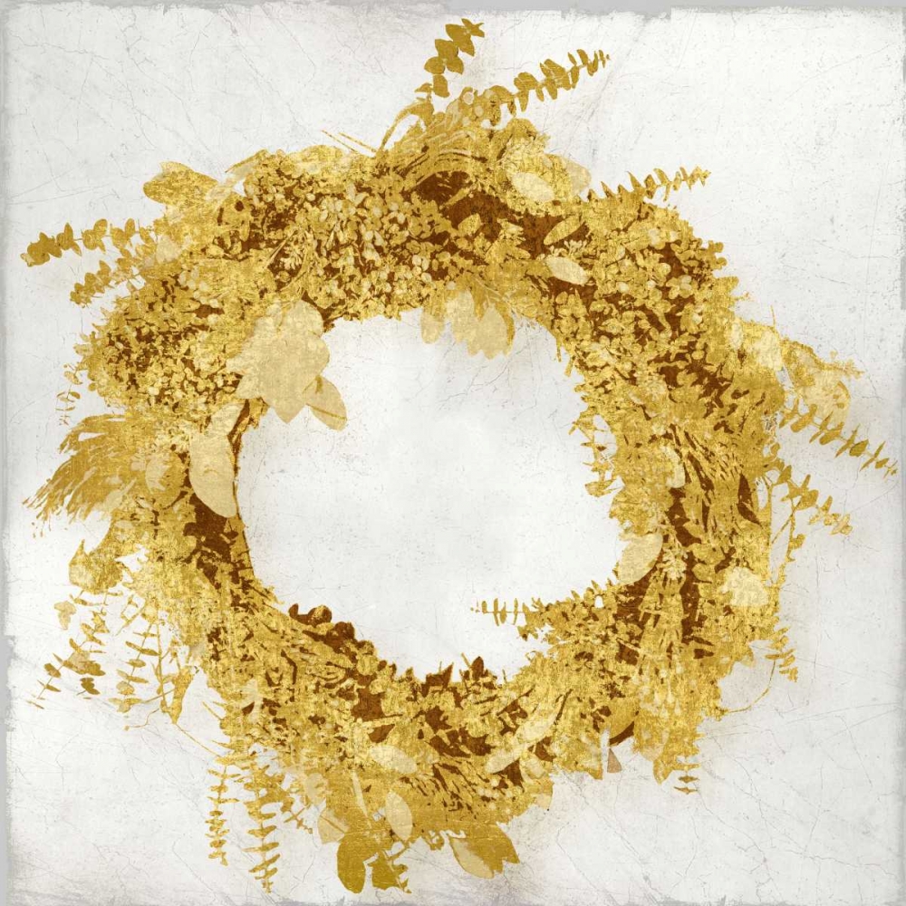 Golden Wreath II art print by Kate Bennett for $57.95 CAD