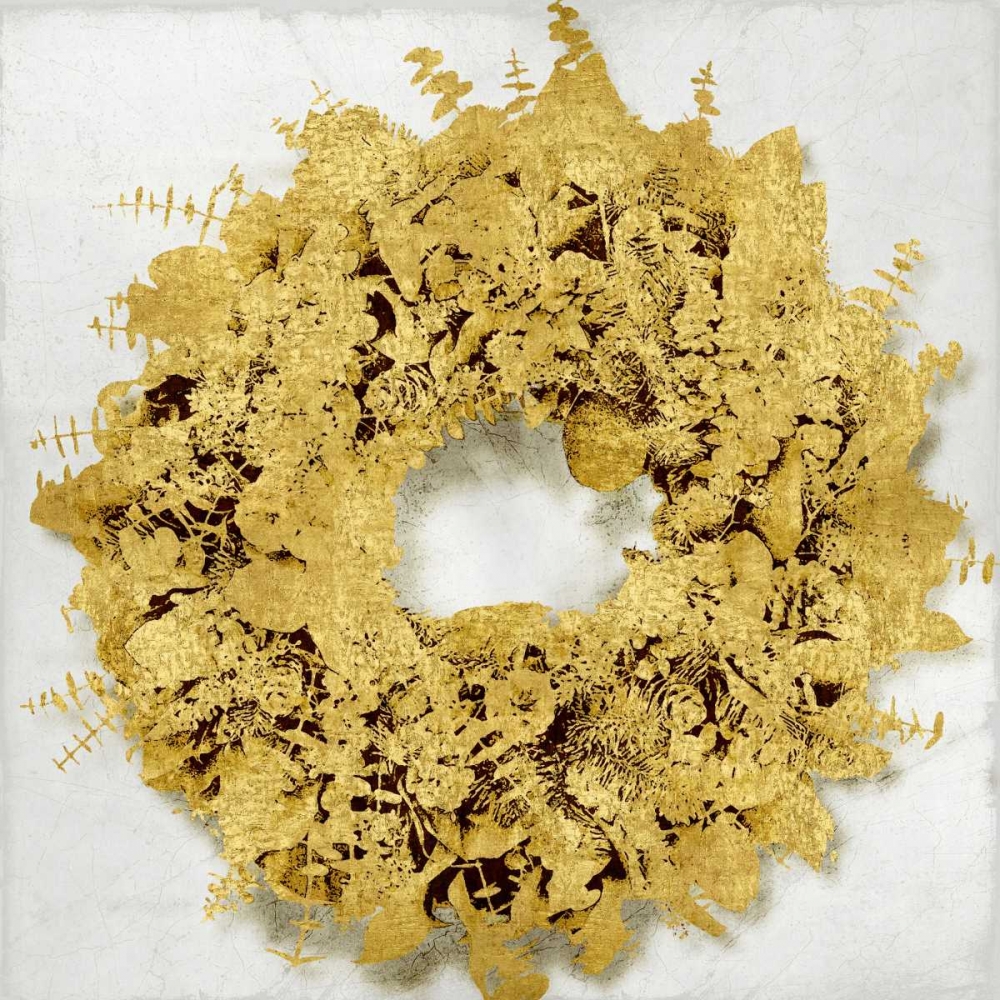Golden Wreath III art print by Kate Bennett for $57.95 CAD