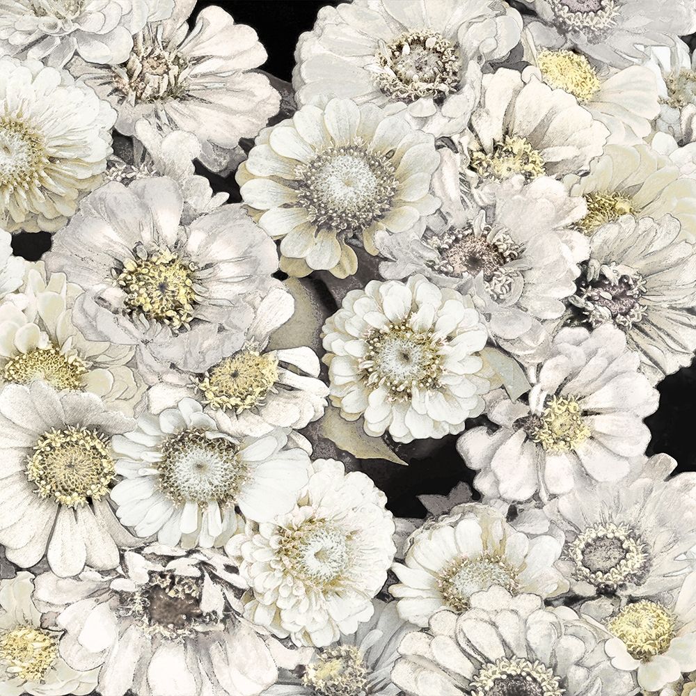Floral Abundance in Ivory art print by Kate Bennett for $57.95 CAD
