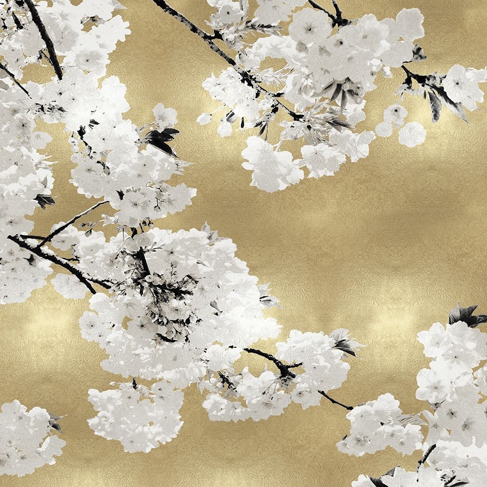 Blossoms on Gold III art print by Kate Bennett for $57.95 CAD
