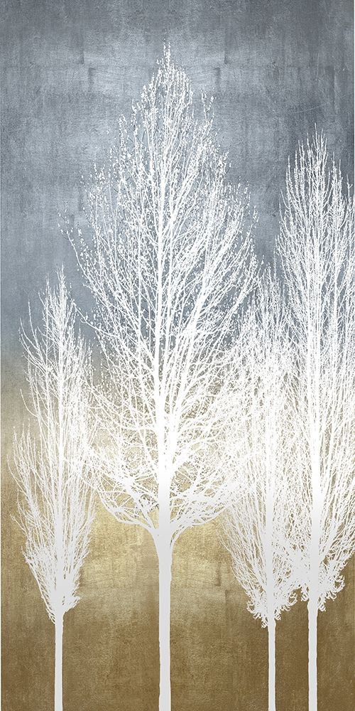 Trees on Gold Panel II art print by Kate Bennett for $57.95 CAD