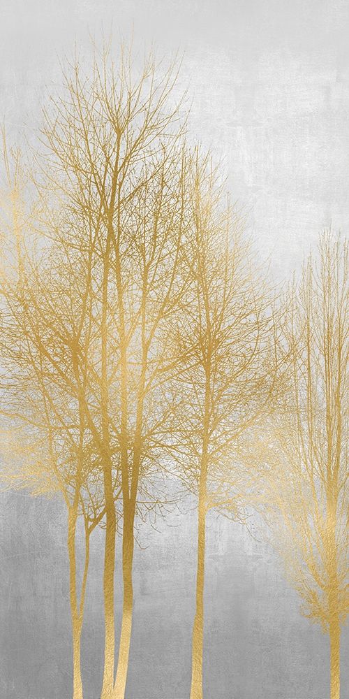 Gold Tree Panel II art print by Kate Bennett for $57.95 CAD