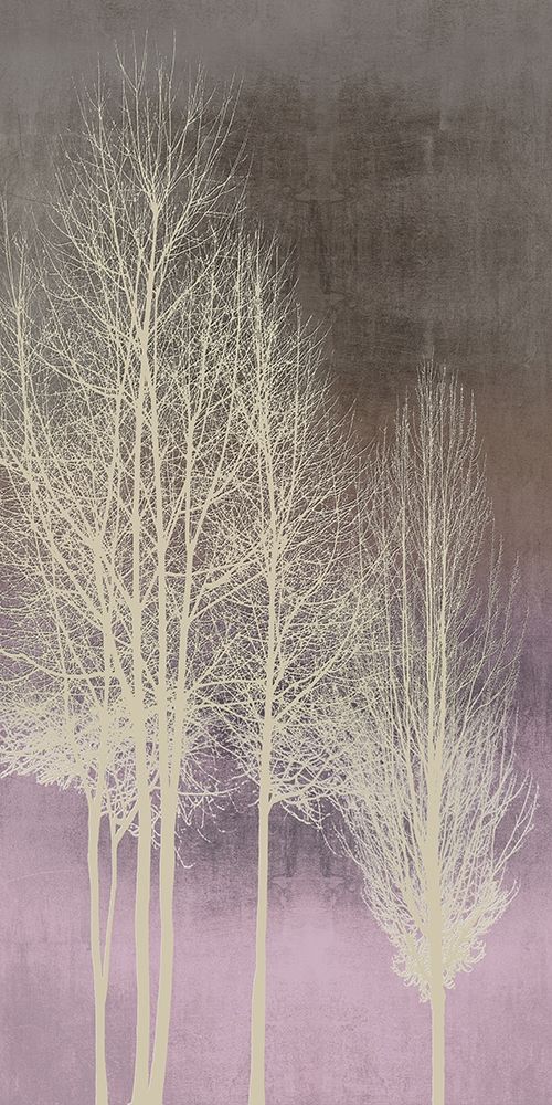Trees on Pink Panel I art print by Kate Bennett for $57.95 CAD