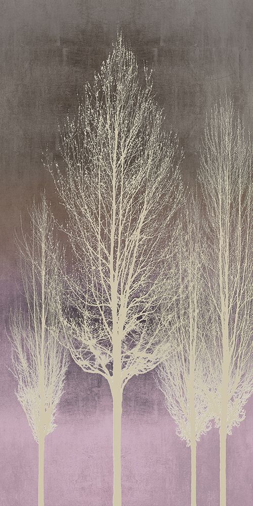 Trees on Pink Panel II art print by Kate Bennett for $57.95 CAD