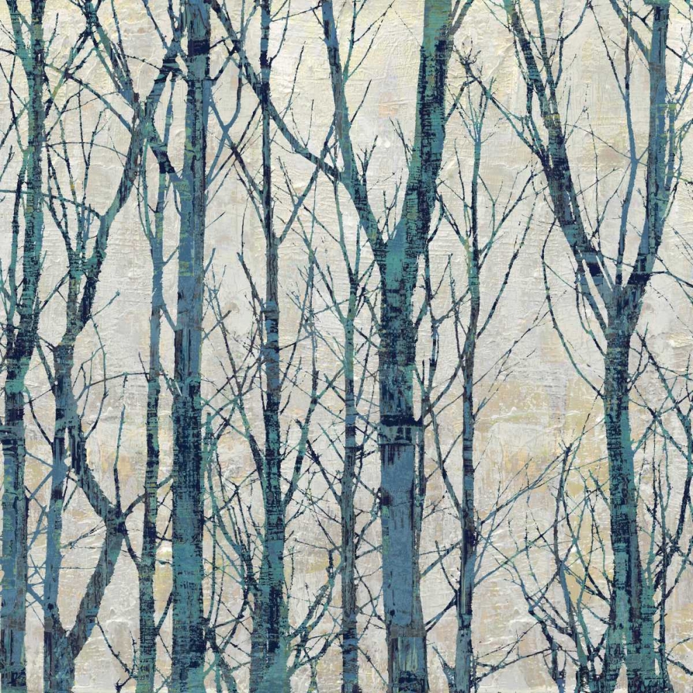 Through The Trees - Blue I art print by Kyle Webster for $57.95 CAD
