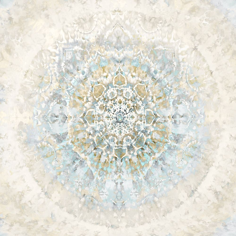 Tapestry Aqua Blue art print by Molly Kearns for $57.95 CAD