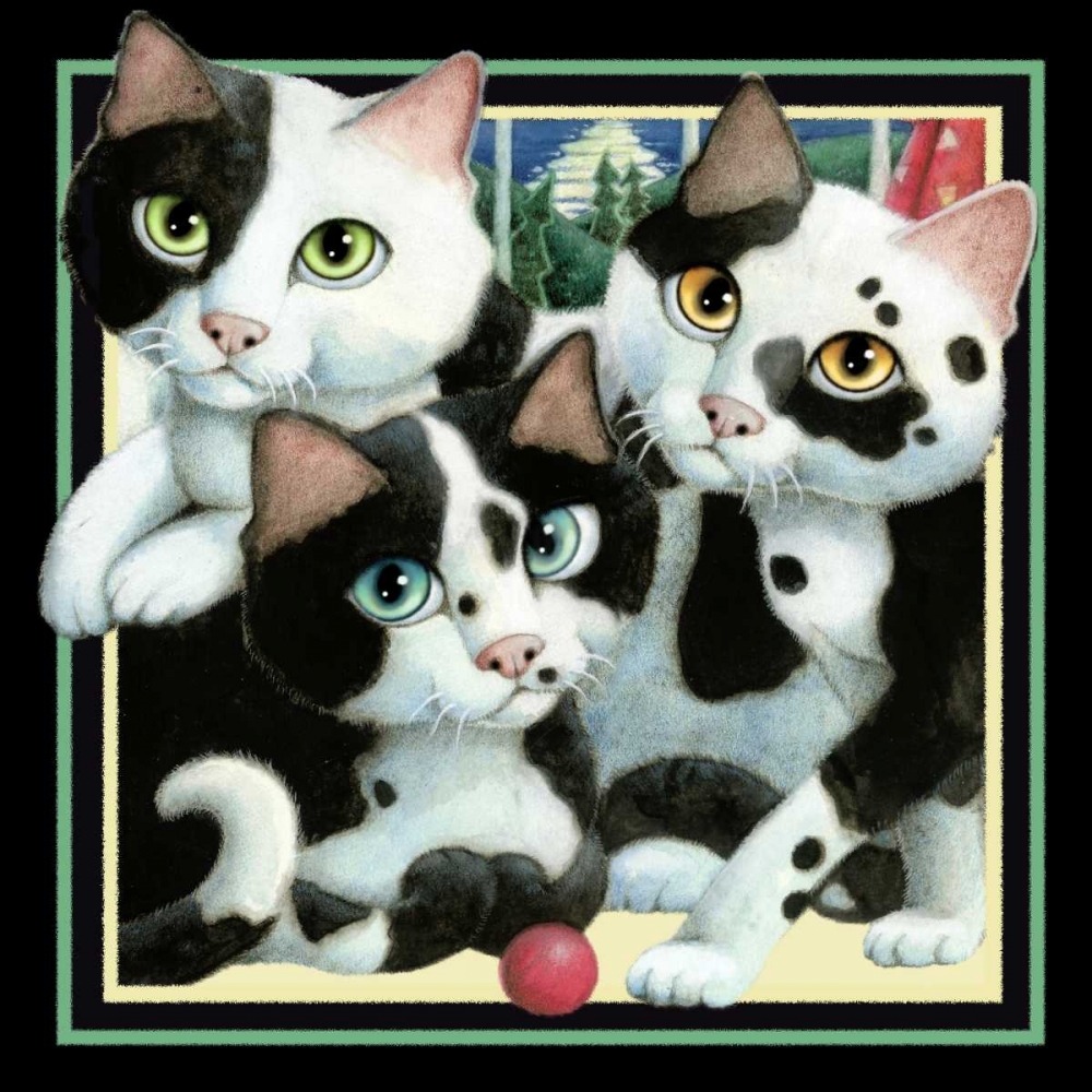 Cookies and Cream (Black Trio) art print by Laura Seeley for $57.95 CAD