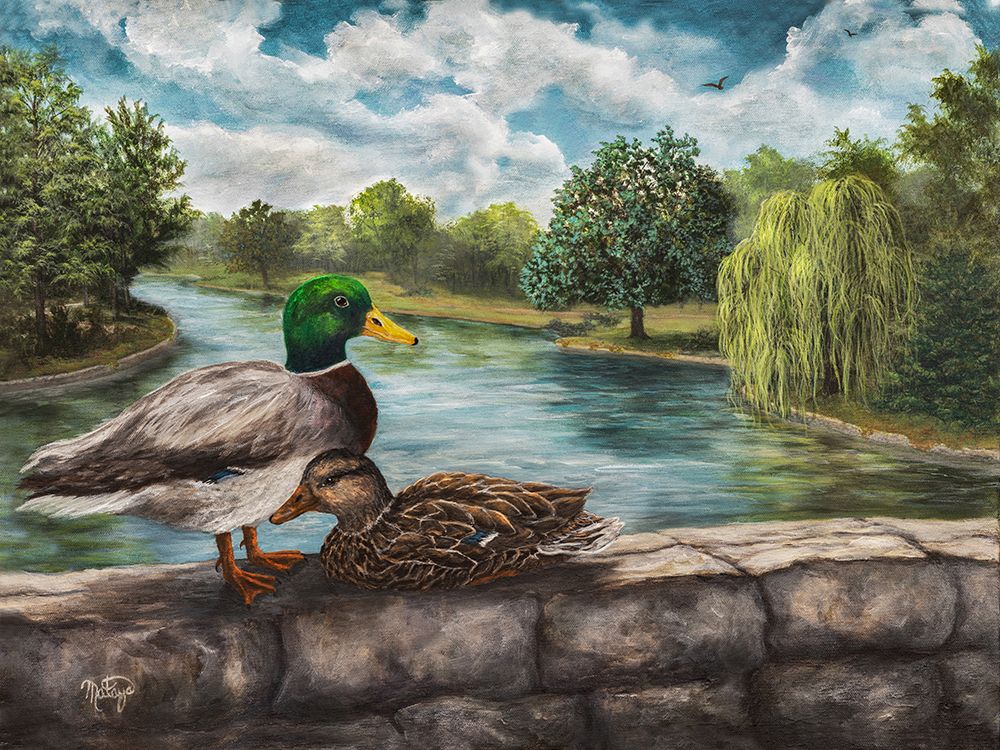 Duck Date art print by Linda Sullivan Mataya for $57.95 CAD