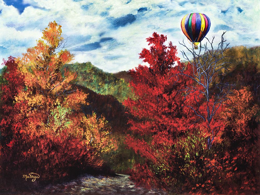 Autumn Assent art print by Linda Sullivan Mataya for $57.95 CAD