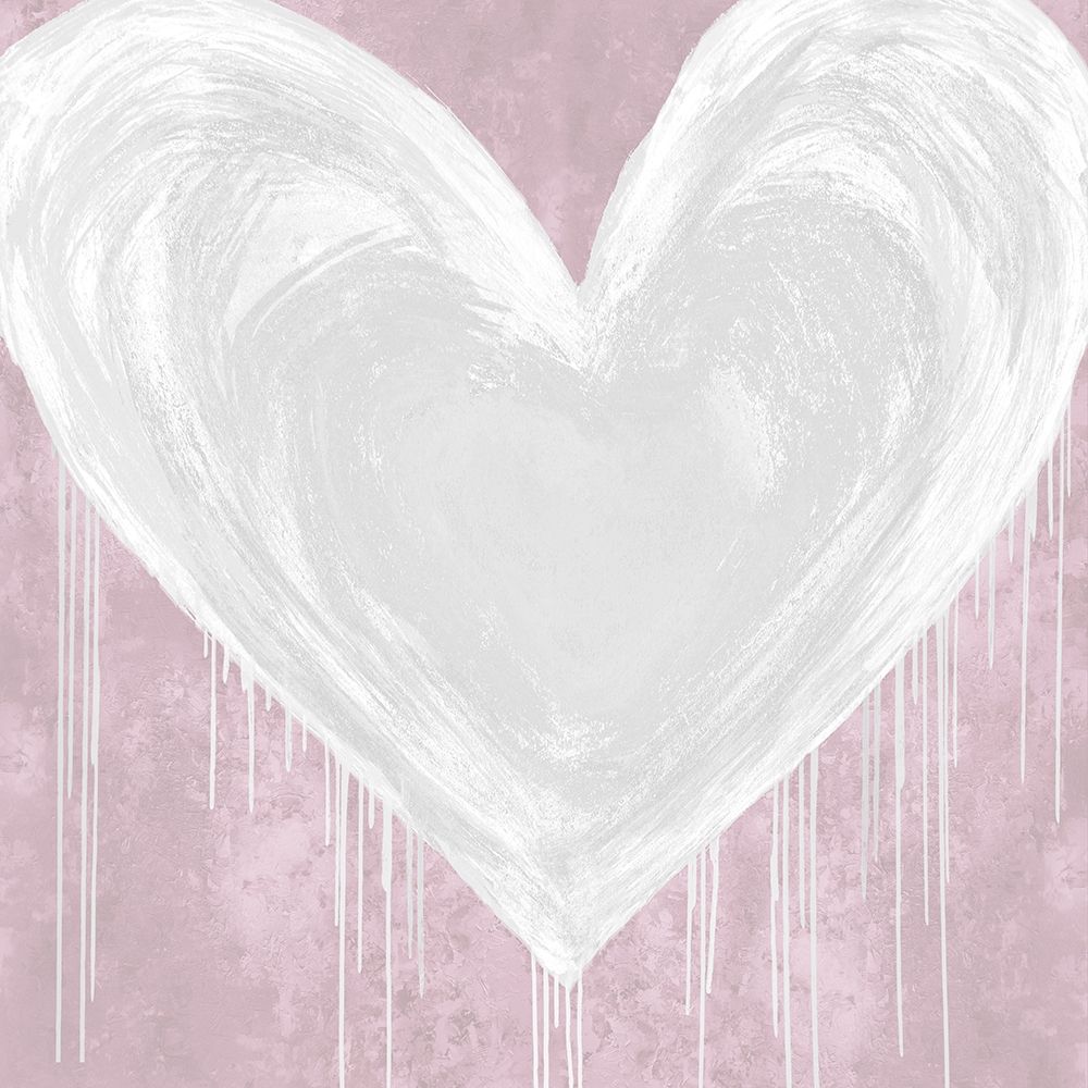 Big Hearted White on Pink art print by Lindsay Rodgers for $57.95 CAD