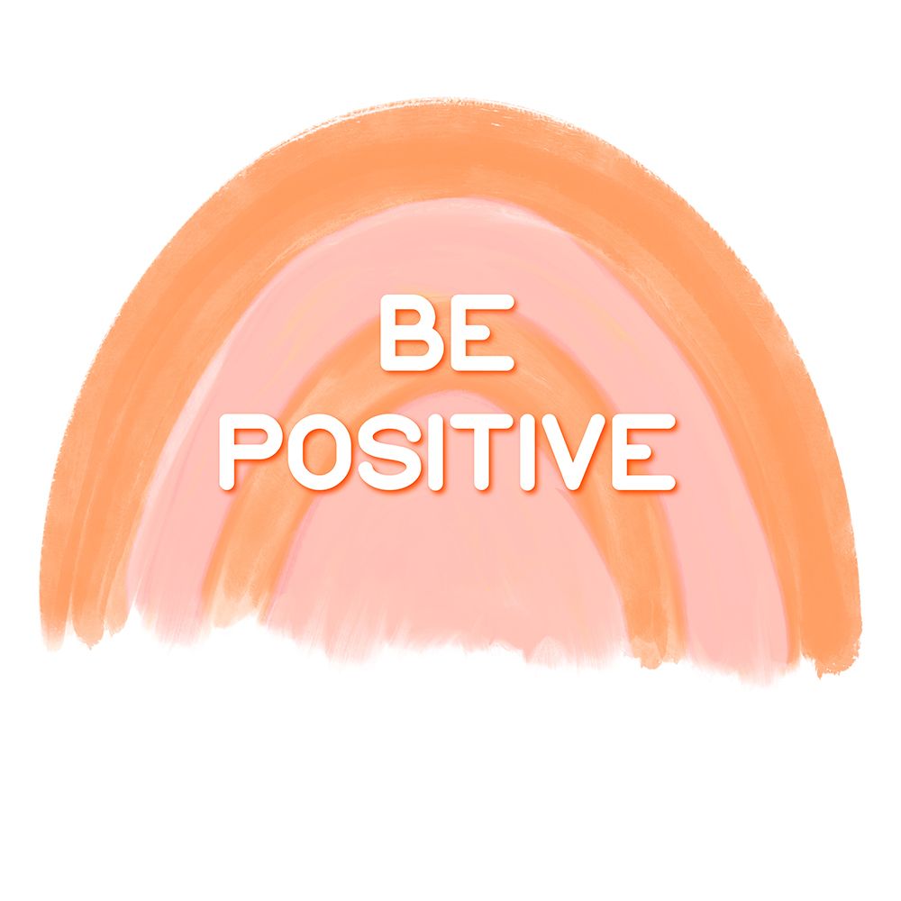 Be Positive- Orange art print by Amber Clarkson for $57.95 CAD