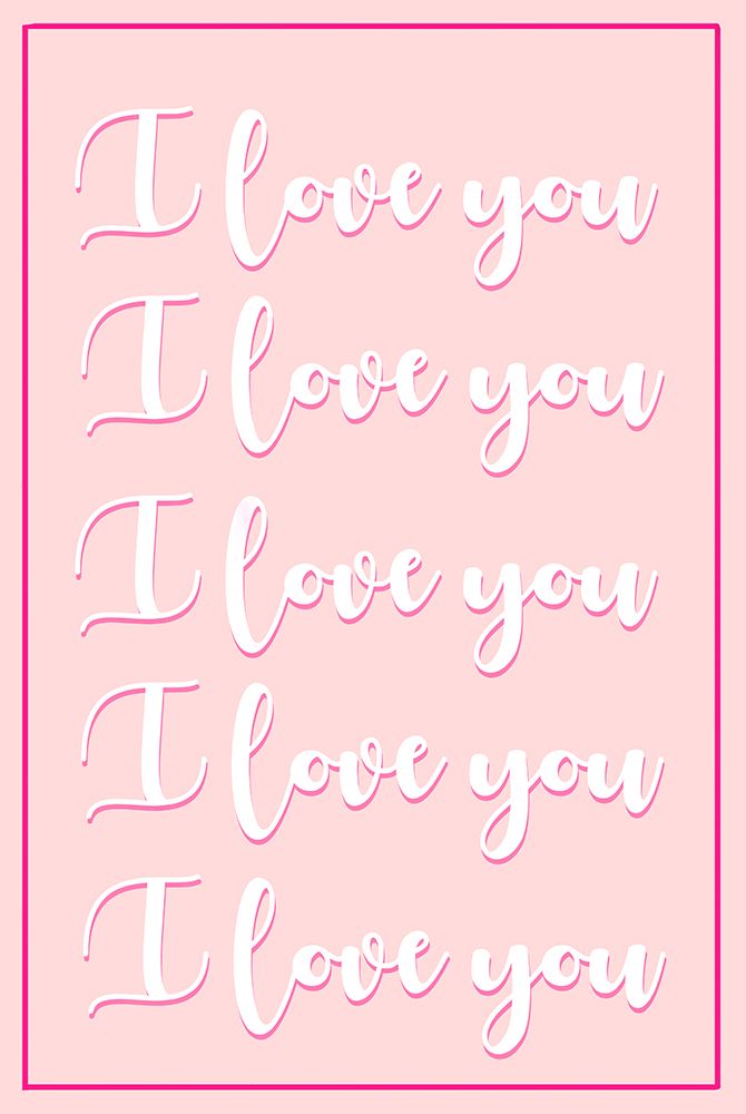 I Love You xs 5 art print by Amber Clarkson for $57.95 CAD