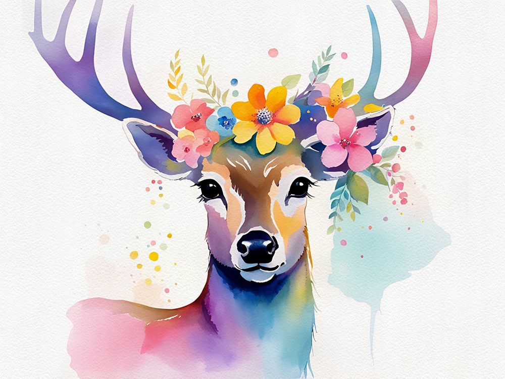 Oh Deer art print by Amber Clarkson for $57.95 CAD