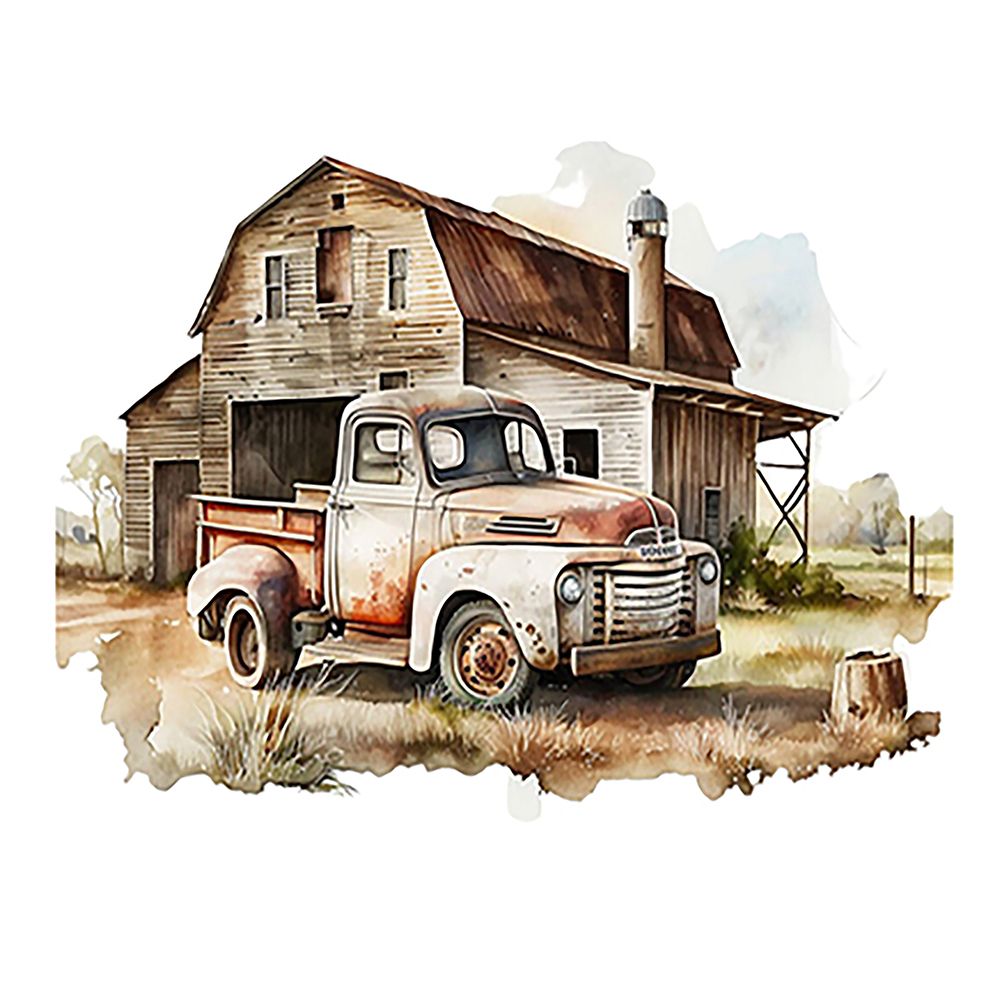 Old Barn art print by Amber Clarkson for $57.95 CAD