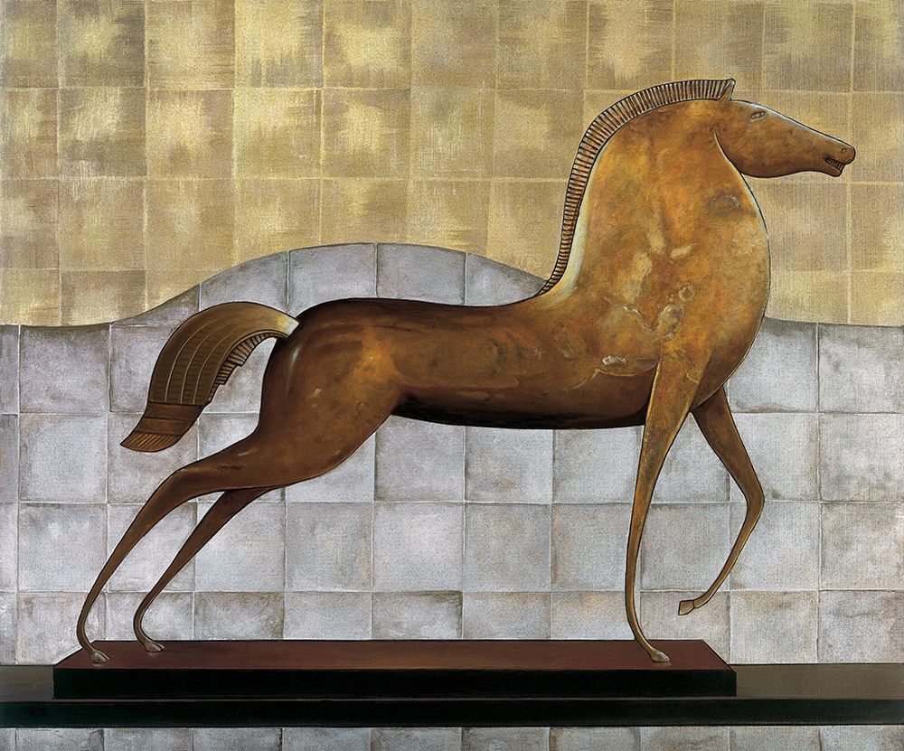 Decorative Horse I art print by Michael Garnier for $57.95 CAD
