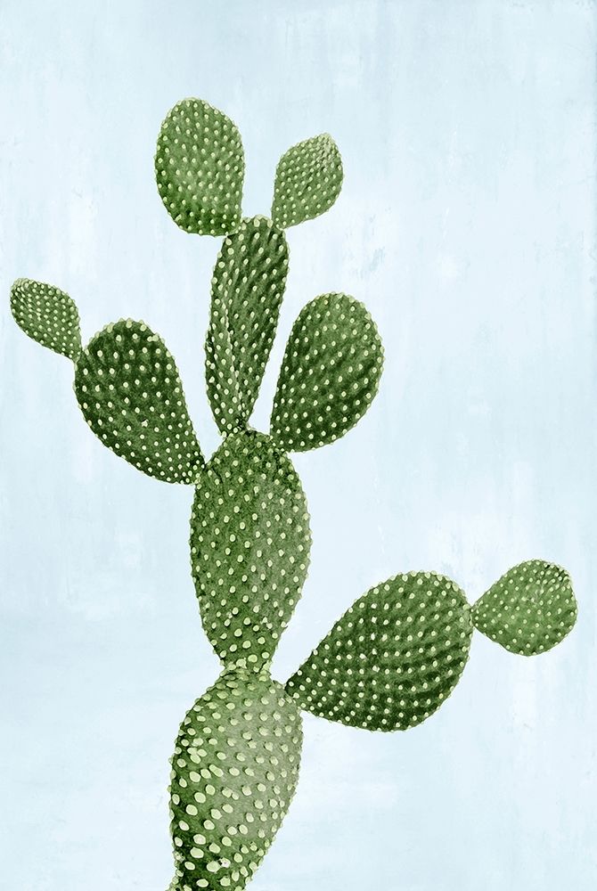 Cactus on Blue VII art print by Mia Jensen for $57.95 CAD