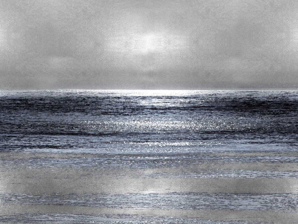Silver Seascape III art print by Michelle Matthews for $57.95 CAD