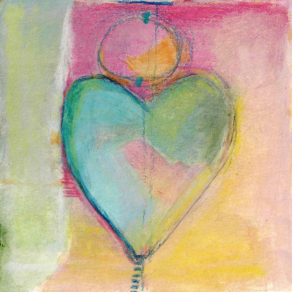 Flaxen heart art print by Michelle Oppenheimer for $57.95 CAD
