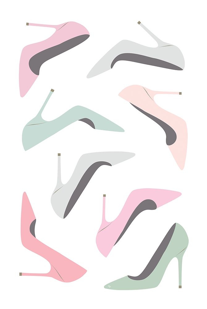 Pastel Heels art print by Martina Pavlova for $57.95 CAD