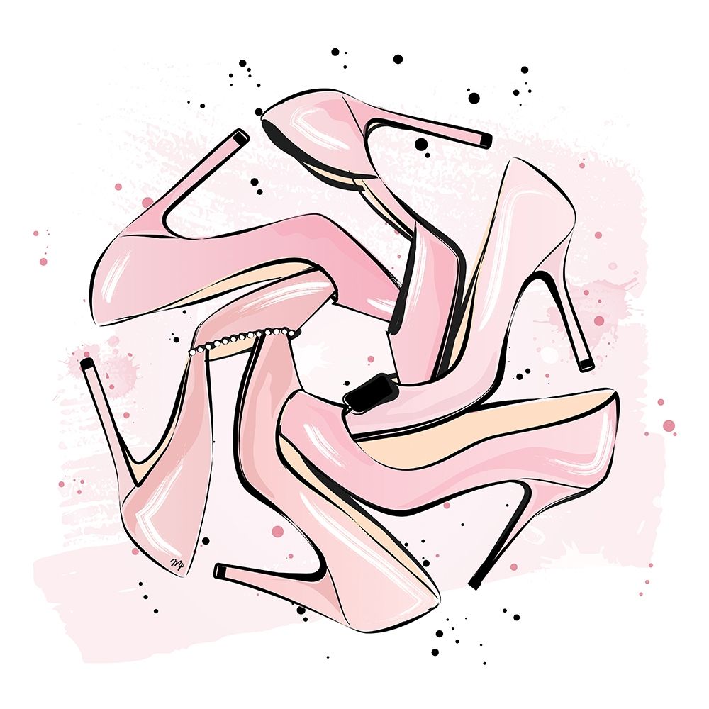 Pink Heels art print by Martina Pavlova for $57.95 CAD
